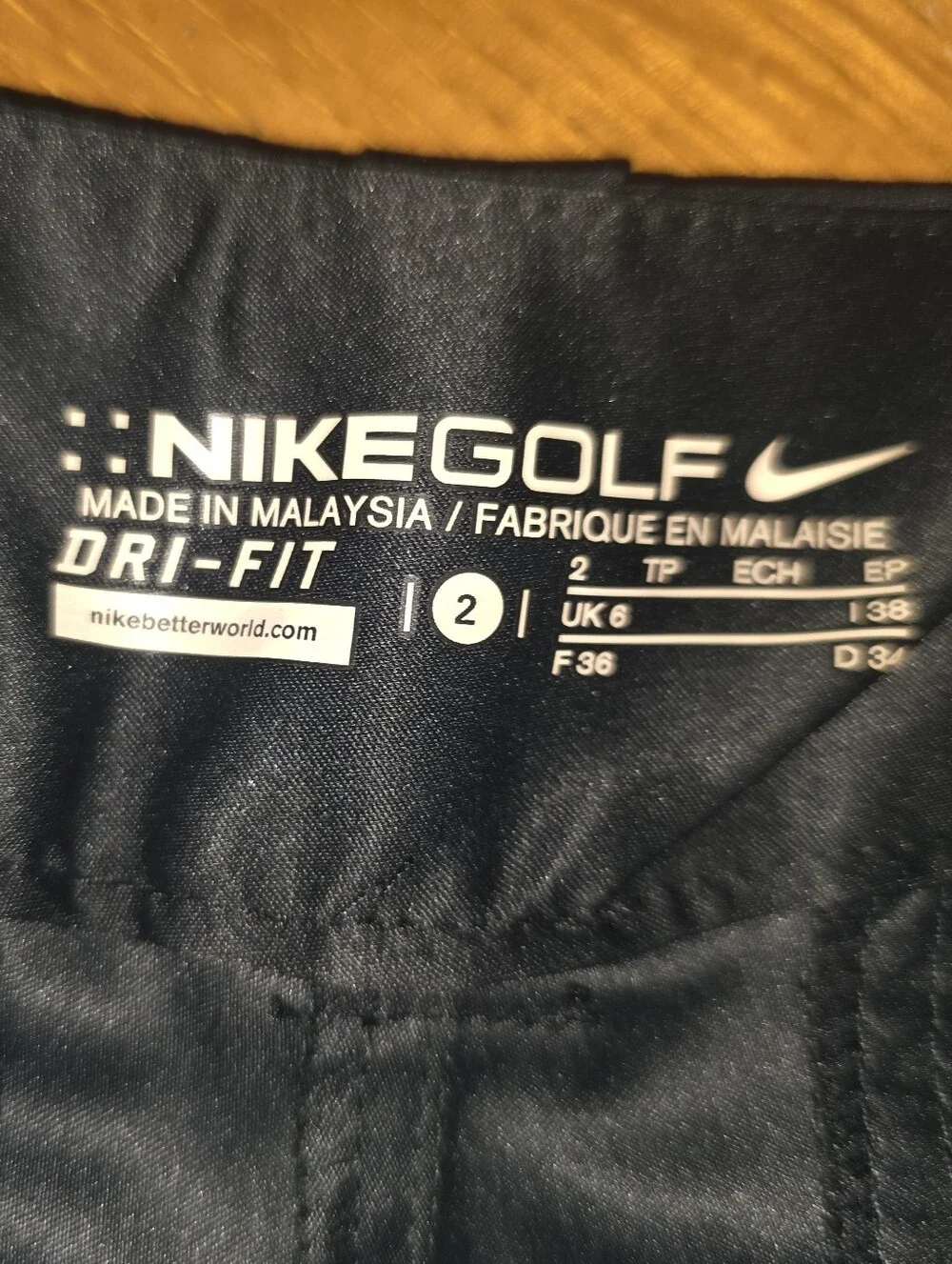 NWT Nike Tour Performance Golf Shorts DriFit Women's Size 2 Black 10
